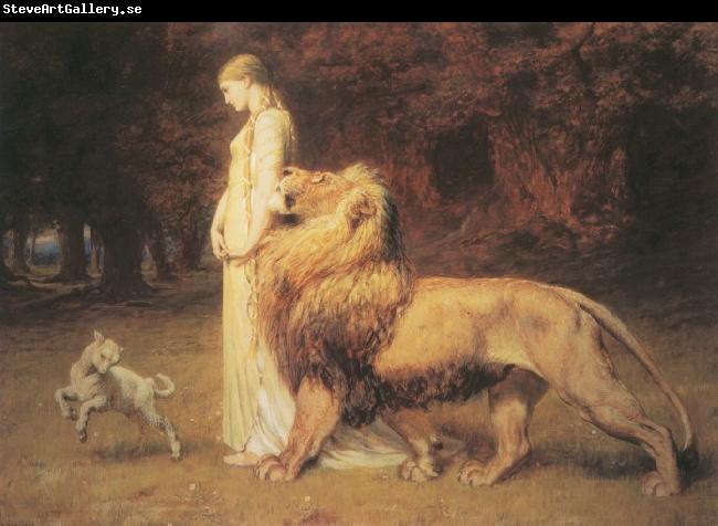 Briton Riviere Una and Lion